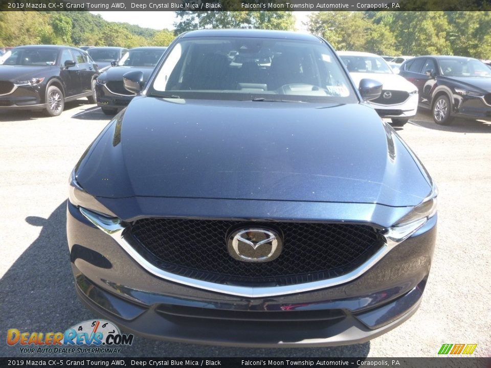 2019 Mazda CX-5 Grand Touring AWD Deep Crystal Blue Mica / Black Photo #4