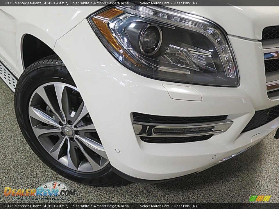 2015 Mercedes-Benz GL 450 4Matic Polar White / Almond Beige/Mocha Photo #8