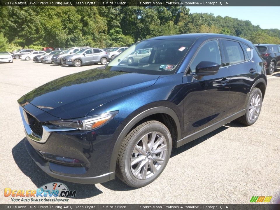 2019 Mazda CX-5 Grand Touring AWD Deep Crystal Blue Mica / Black Photo #5