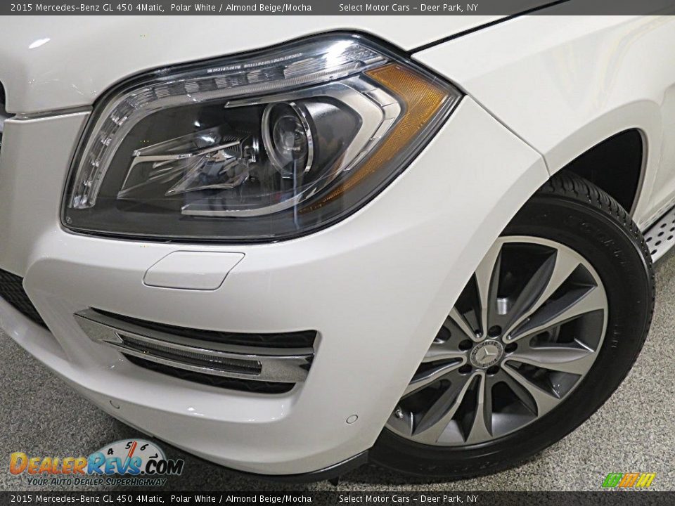2015 Mercedes-Benz GL 450 4Matic Polar White / Almond Beige/Mocha Photo #9