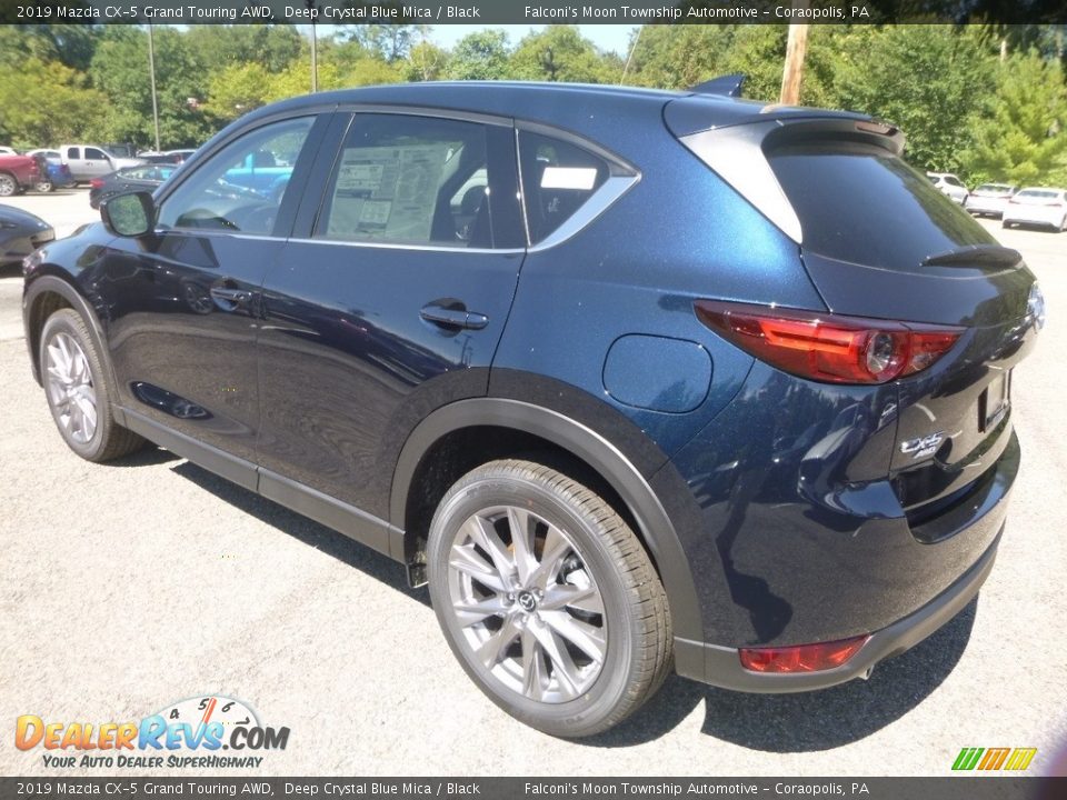 2019 Mazda CX-5 Grand Touring AWD Deep Crystal Blue Mica / Black Photo #6