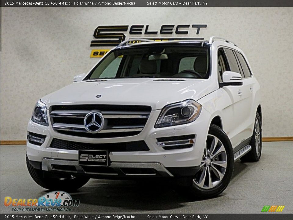 2015 Mercedes-Benz GL 450 4Matic Polar White / Almond Beige/Mocha Photo #11