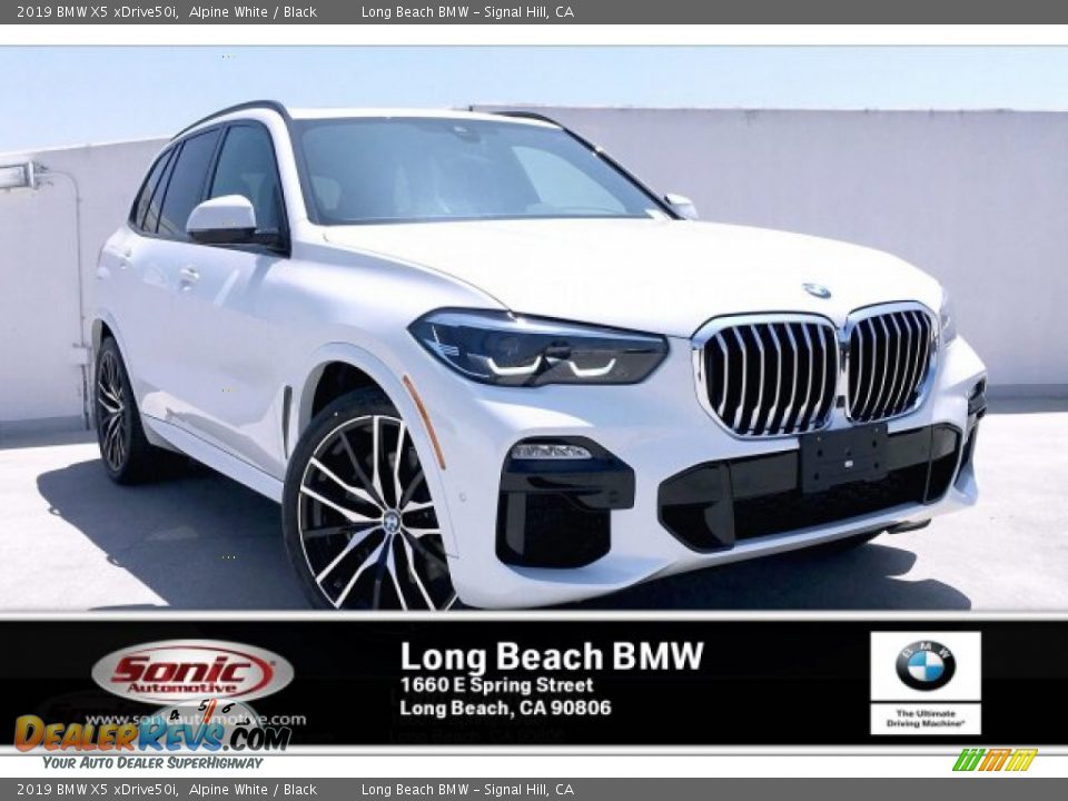 2019 BMW X5 xDrive50i Alpine White / Black Photo #1