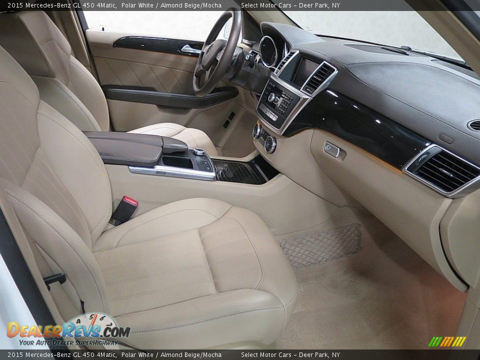 2015 Mercedes-Benz GL 450 4Matic Polar White / Almond Beige/Mocha Photo #16