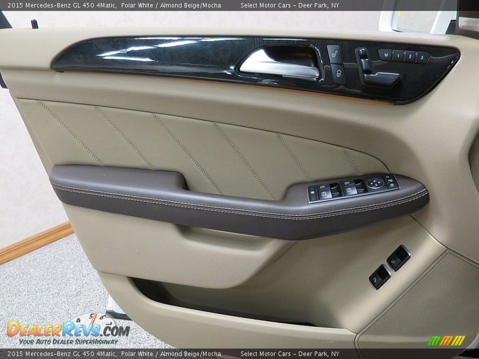 2015 Mercedes-Benz GL 450 4Matic Polar White / Almond Beige/Mocha Photo #21