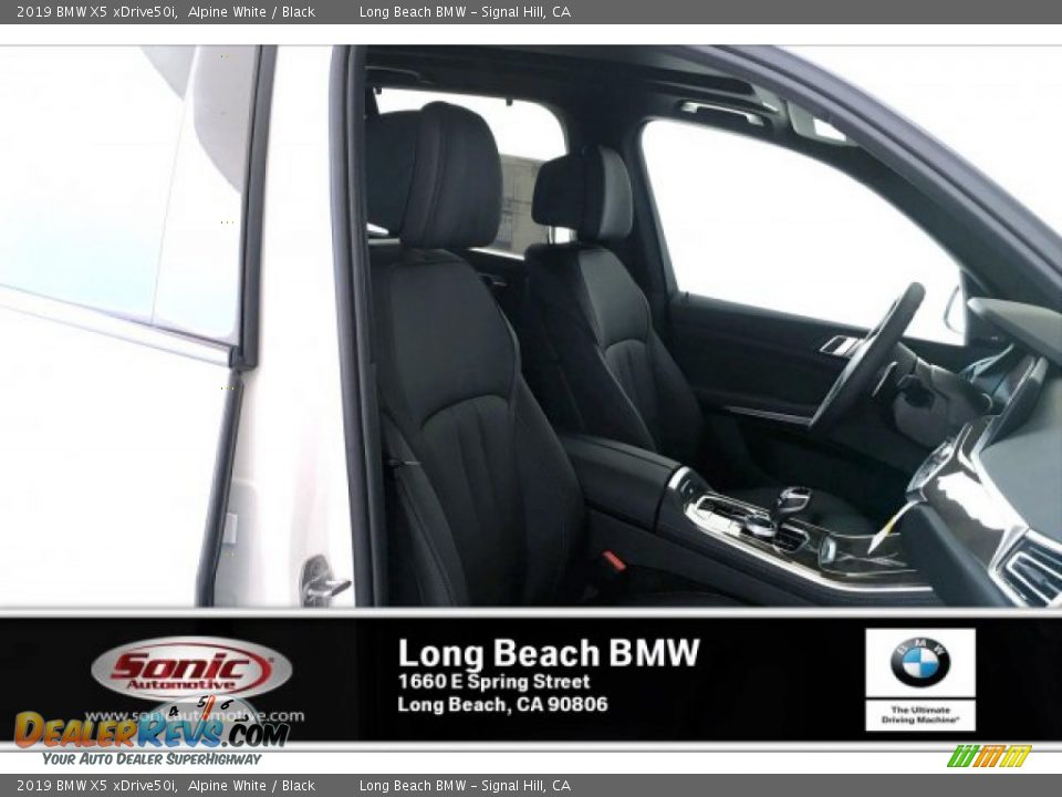 2019 BMW X5 xDrive50i Alpine White / Black Photo #7