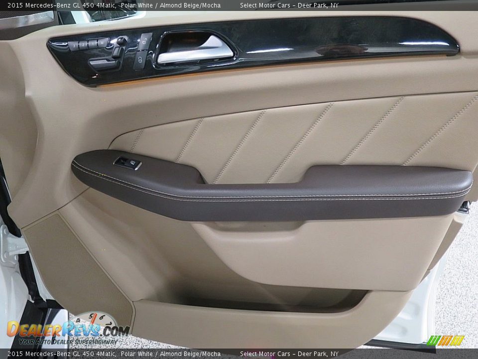 2015 Mercedes-Benz GL 450 4Matic Polar White / Almond Beige/Mocha Photo #22