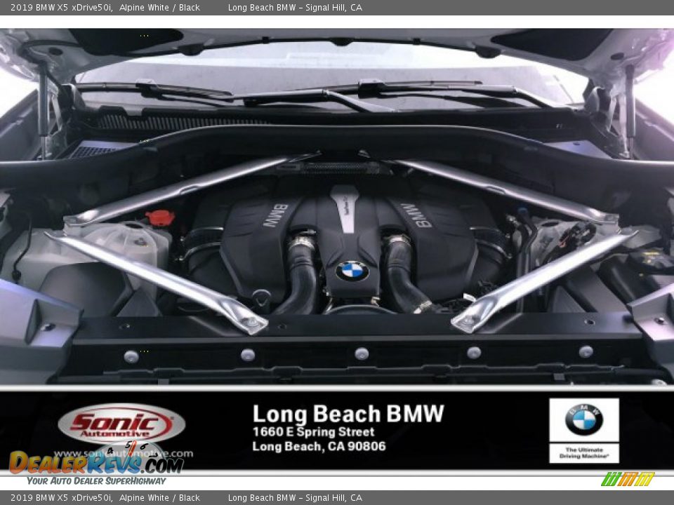 2019 BMW X5 xDrive50i Alpine White / Black Photo #8