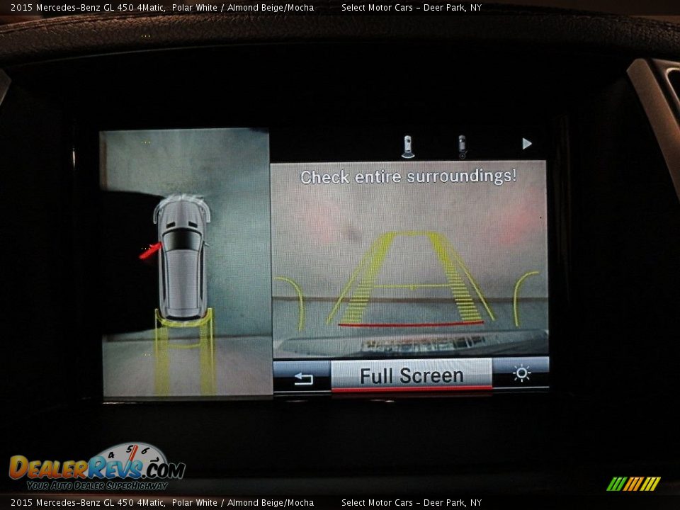 2015 Mercedes-Benz GL 450 4Matic Polar White / Almond Beige/Mocha Photo #24