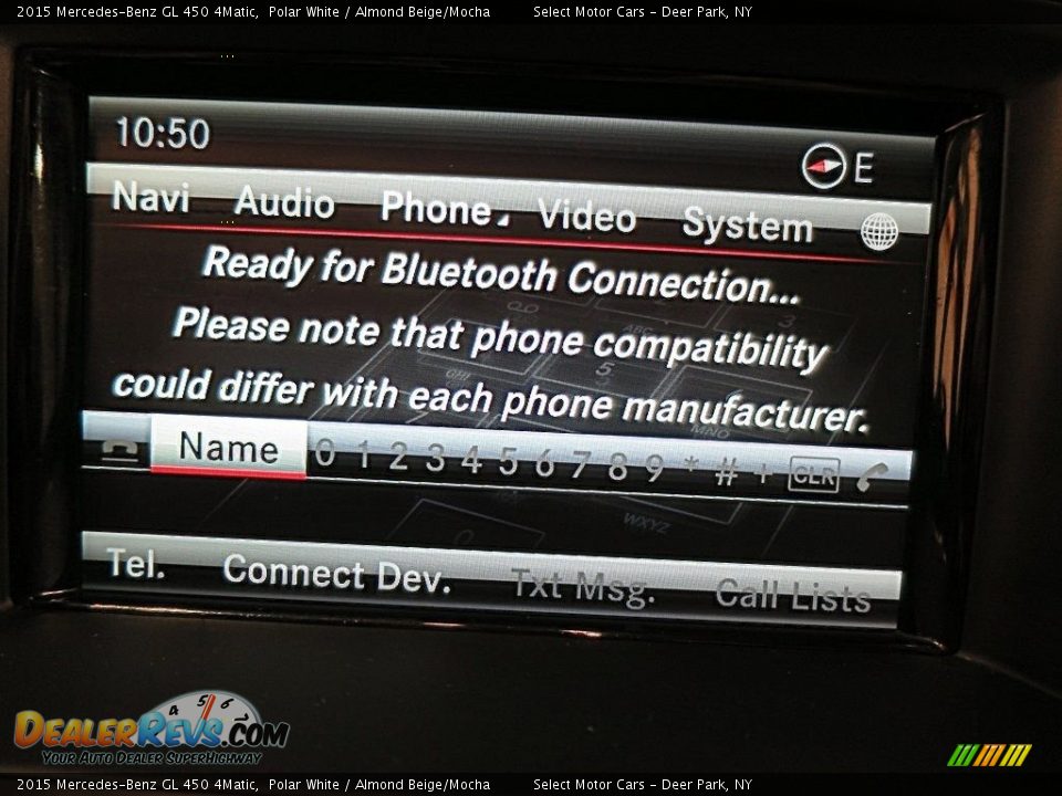 2015 Mercedes-Benz GL 450 4Matic Polar White / Almond Beige/Mocha Photo #26