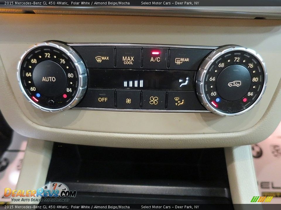 2015 Mercedes-Benz GL 450 4Matic Polar White / Almond Beige/Mocha Photo #28