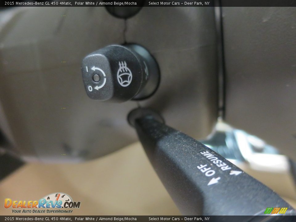 2015 Mercedes-Benz GL 450 4Matic Polar White / Almond Beige/Mocha Photo #30