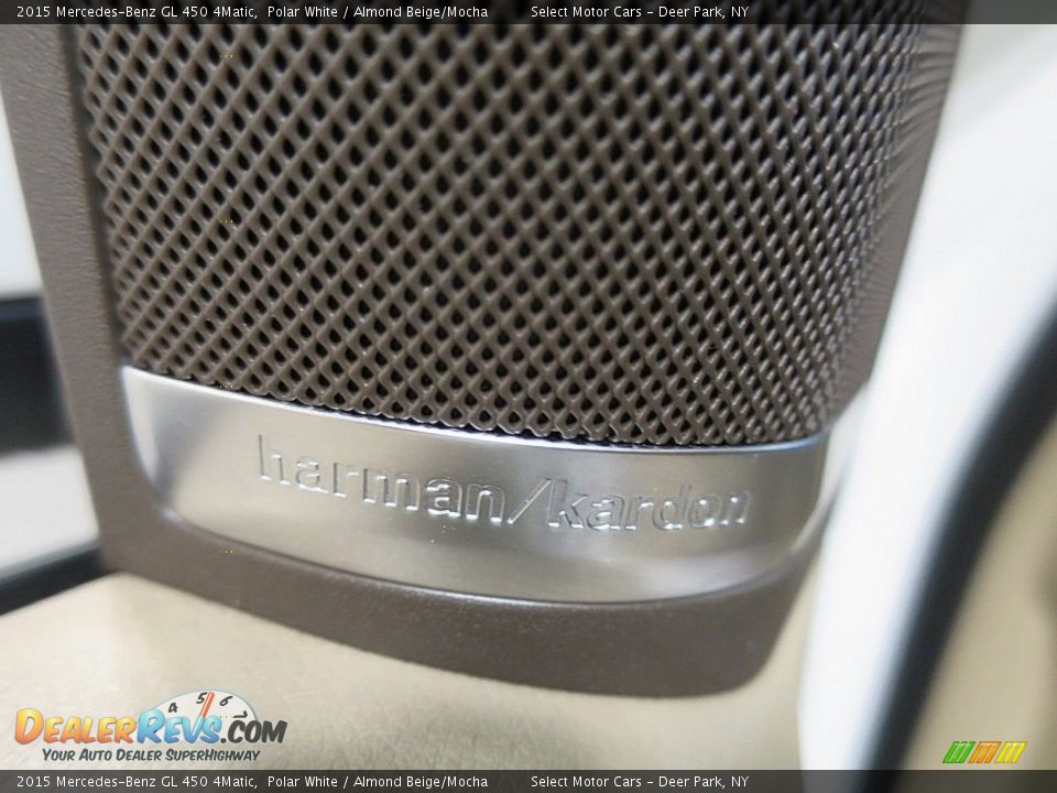 2015 Mercedes-Benz GL 450 4Matic Polar White / Almond Beige/Mocha Photo #34