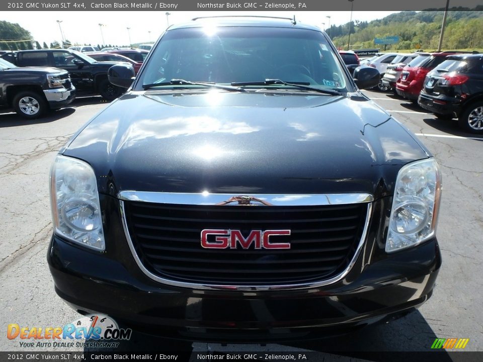 2012 GMC Yukon SLT 4x4 Carbon Black Metallic / Ebony Photo #3