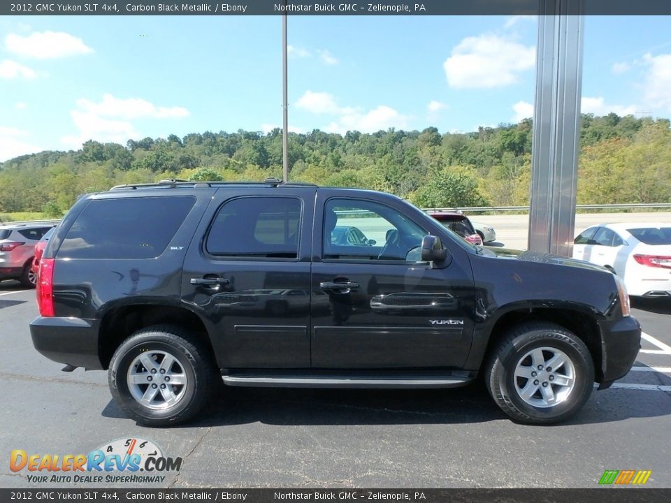 2012 GMC Yukon SLT 4x4 Carbon Black Metallic / Ebony Photo #5