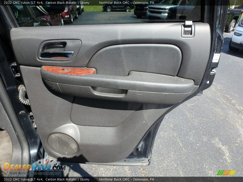 2012 GMC Yukon SLT 4x4 Carbon Black Metallic / Ebony Photo #8