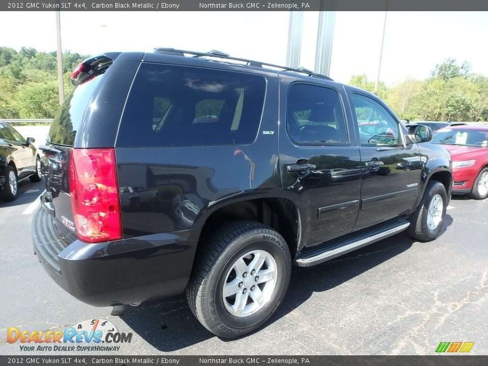 2012 GMC Yukon SLT 4x4 Carbon Black Metallic / Ebony Photo #9