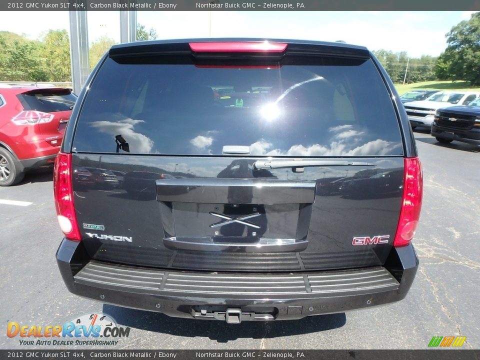 2012 GMC Yukon SLT 4x4 Carbon Black Metallic / Ebony Photo #10
