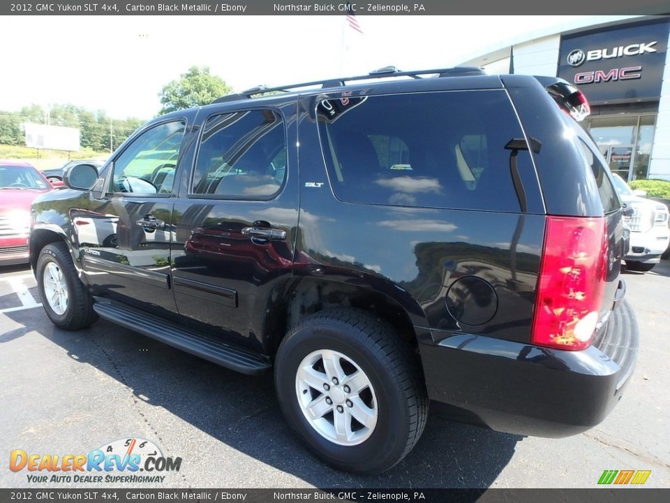 2012 GMC Yukon SLT 4x4 Carbon Black Metallic / Ebony Photo #12