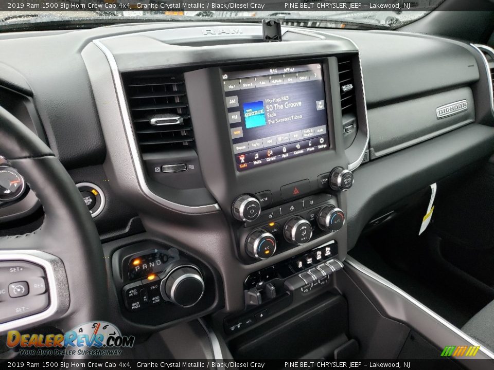 2019 Ram 1500 Big Horn Crew Cab 4x4 Granite Crystal Metallic / Black/Diesel Gray Photo #10