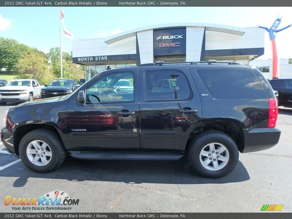 2012 GMC Yukon SLT 4x4 Carbon Black Metallic / Ebony Photo #14