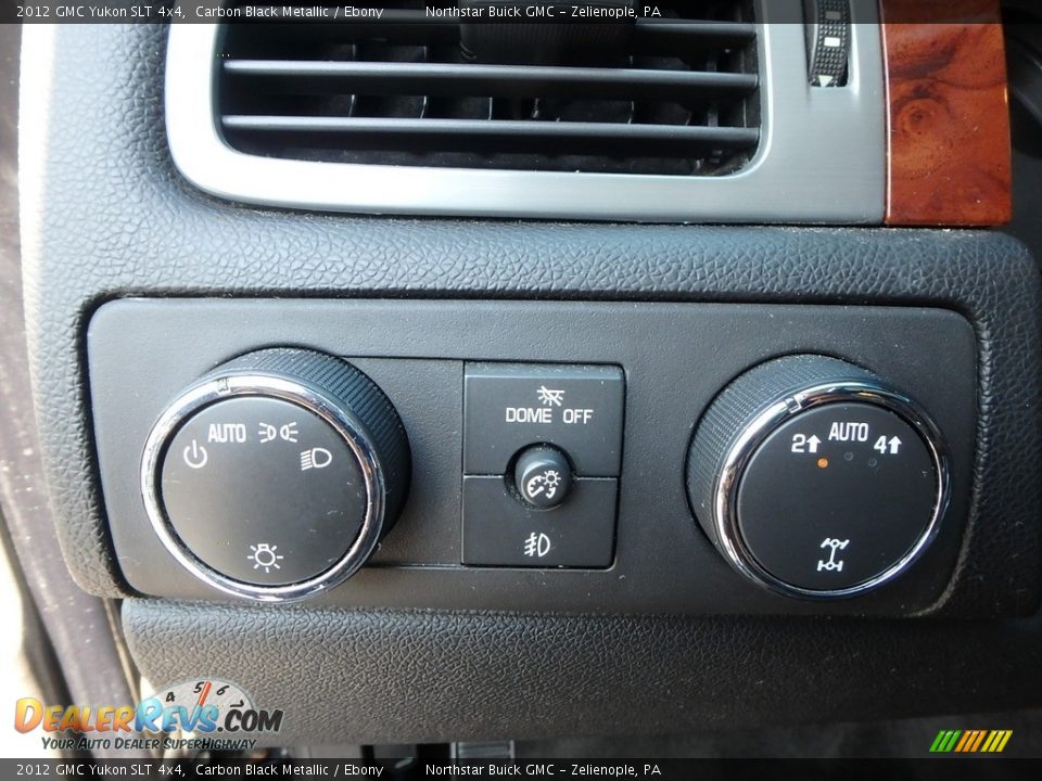 2012 GMC Yukon SLT 4x4 Carbon Black Metallic / Ebony Photo #17