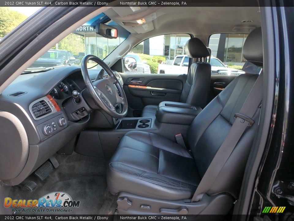 2012 GMC Yukon SLT 4x4 Carbon Black Metallic / Ebony Photo #18