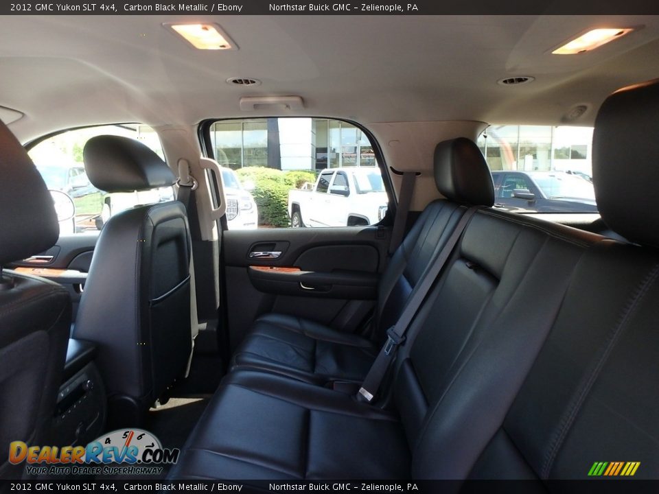 2012 GMC Yukon SLT 4x4 Carbon Black Metallic / Ebony Photo #19
