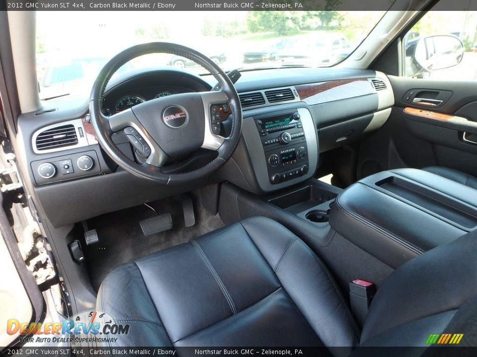 2012 GMC Yukon SLT 4x4 Carbon Black Metallic / Ebony Photo #21