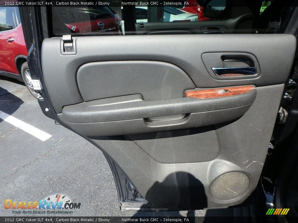 2012 GMC Yukon SLT 4x4 Carbon Black Metallic / Ebony Photo #22