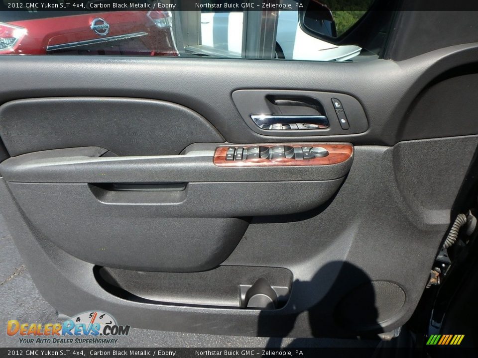 2012 GMC Yukon SLT 4x4 Carbon Black Metallic / Ebony Photo #23
