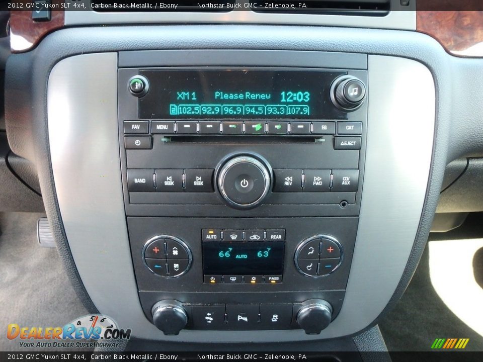 2012 GMC Yukon SLT 4x4 Carbon Black Metallic / Ebony Photo #26