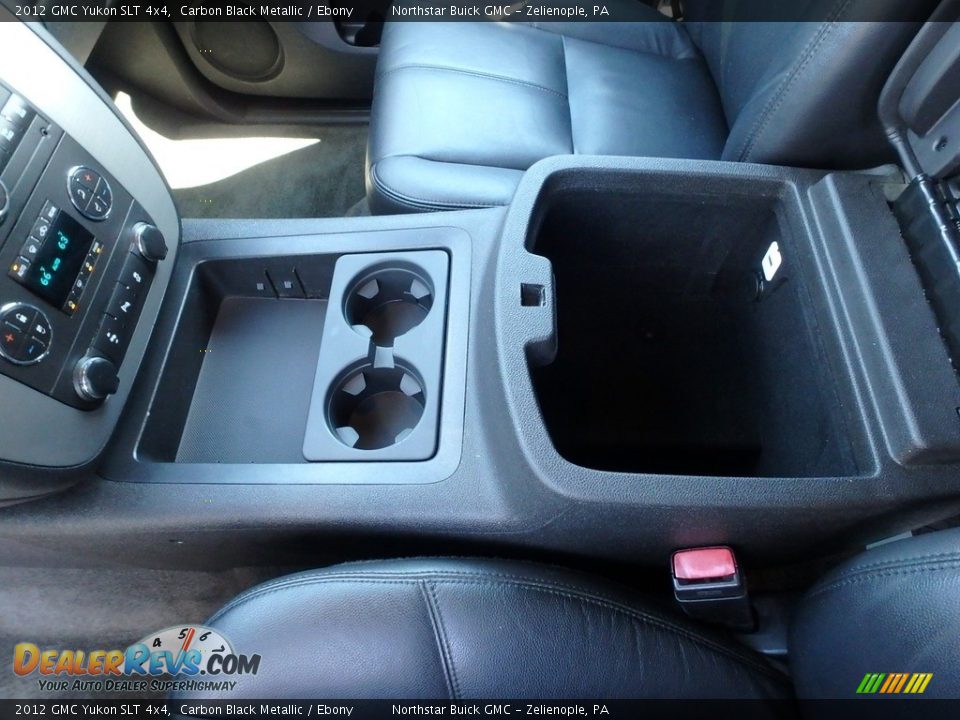 2012 GMC Yukon SLT 4x4 Carbon Black Metallic / Ebony Photo #28