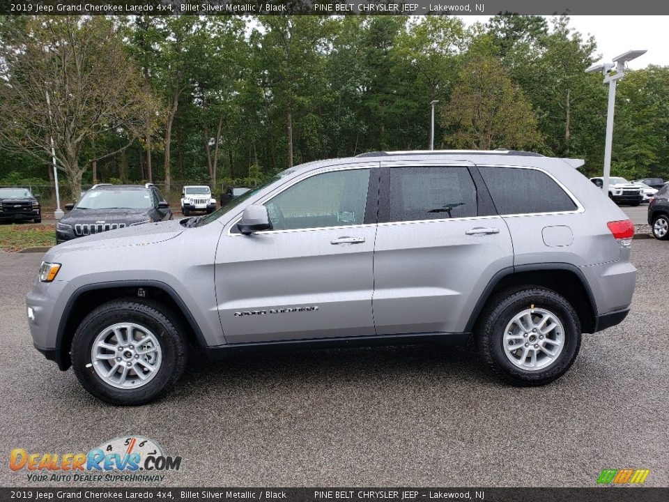 2019 Jeep Grand Cherokee Laredo 4x4 Billet Silver Metallic / Black Photo #3