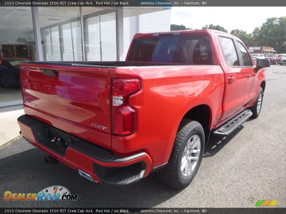 2020 Chevrolet Silverado 1500 RST Crew Cab 4x4 Red Hot / Jet Black Photo #7