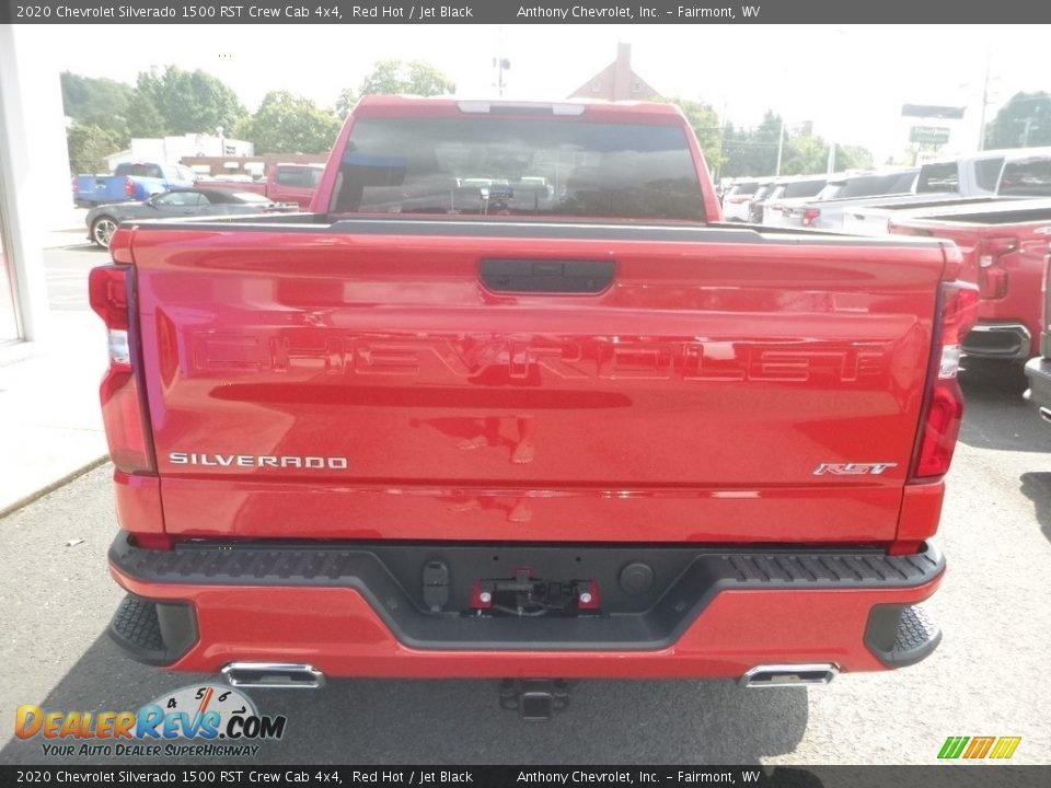 2020 Chevrolet Silverado 1500 RST Crew Cab 4x4 Red Hot / Jet Black Photo #8