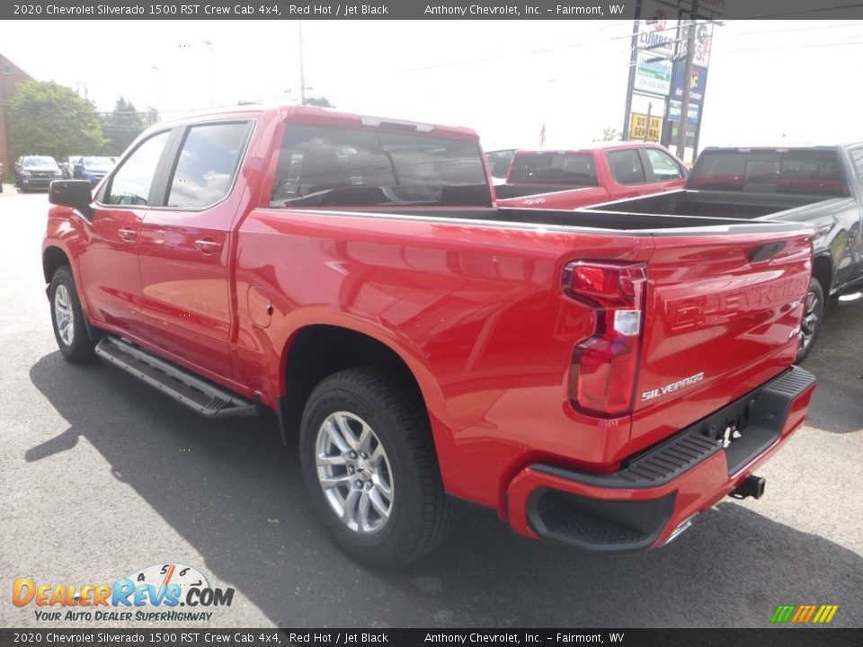 2020 Chevrolet Silverado 1500 RST Crew Cab 4x4 Red Hot / Jet Black Photo #9