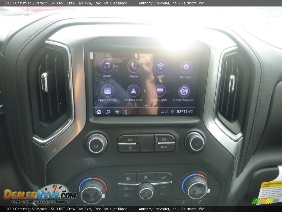 2020 Chevrolet Silverado 1500 RST Crew Cab 4x4 Red Hot / Jet Black Photo #15