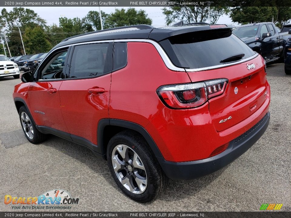 2020 Jeep Compass Limted 4x4 Redline Pearl / Ski Gray/Black Photo #4