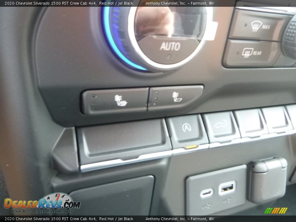 2020 Chevrolet Silverado 1500 RST Crew Cab 4x4 Red Hot / Jet Black Photo #19