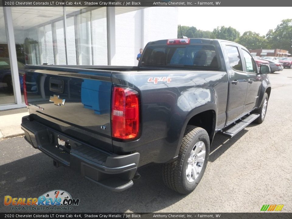 2020 Chevrolet Colorado LT Crew Cab 4x4 Shadow Gray Metallic / Jet Black Photo #7