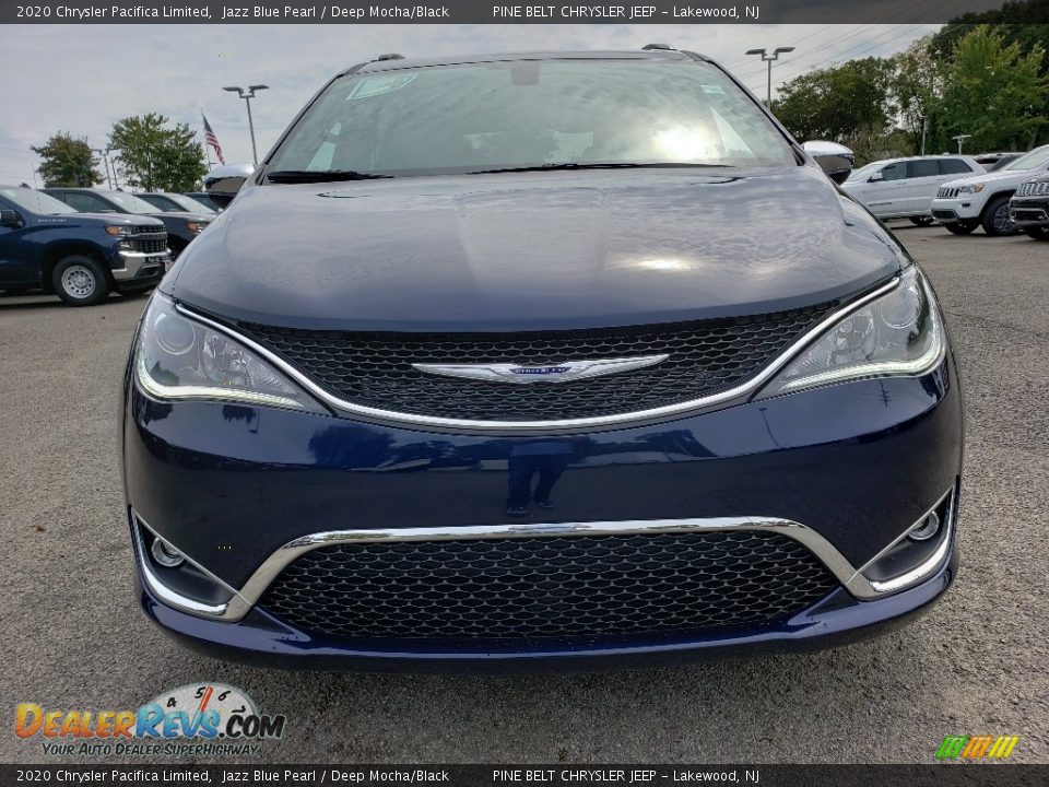 2020 Chrysler Pacifica Limited Jazz Blue Pearl / Deep Mocha/Black Photo #2