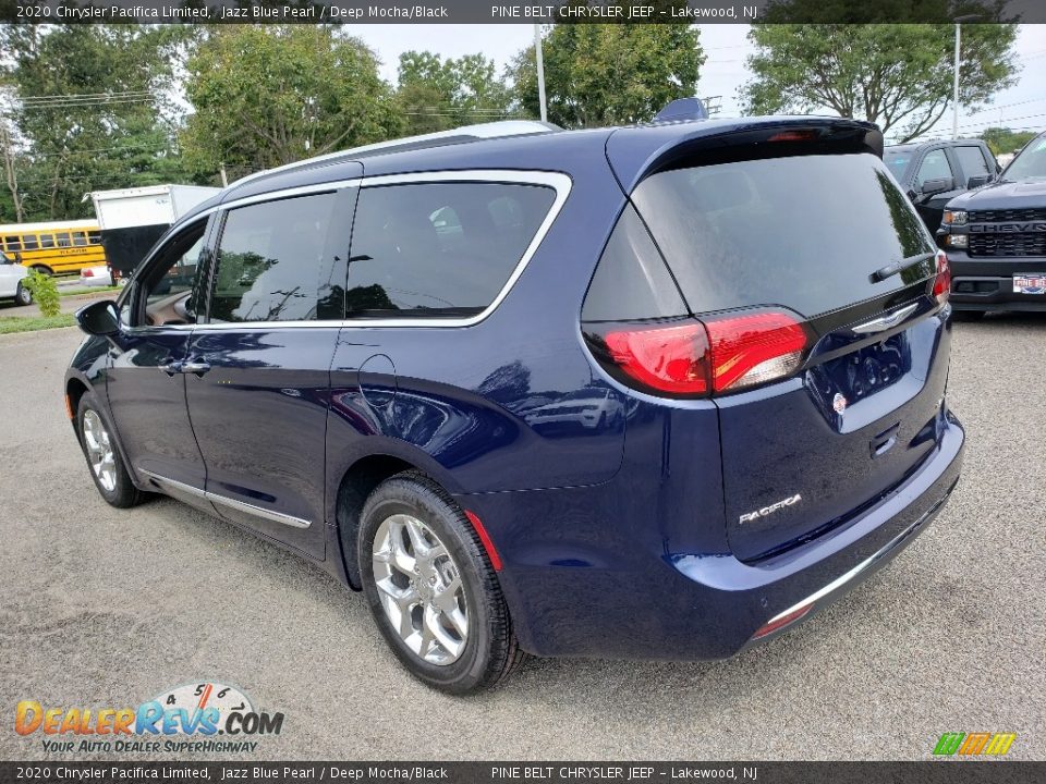 2020 Chrysler Pacifica Limited Jazz Blue Pearl / Deep Mocha/Black Photo #4