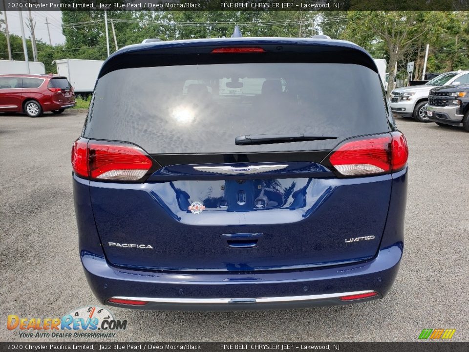 2020 Chrysler Pacifica Limited Jazz Blue Pearl / Deep Mocha/Black Photo #5