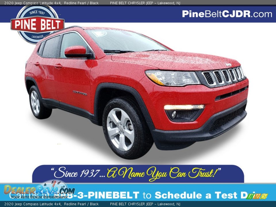 2020 Jeep Compass Latitude 4x4 Redline Pearl / Black Photo #1