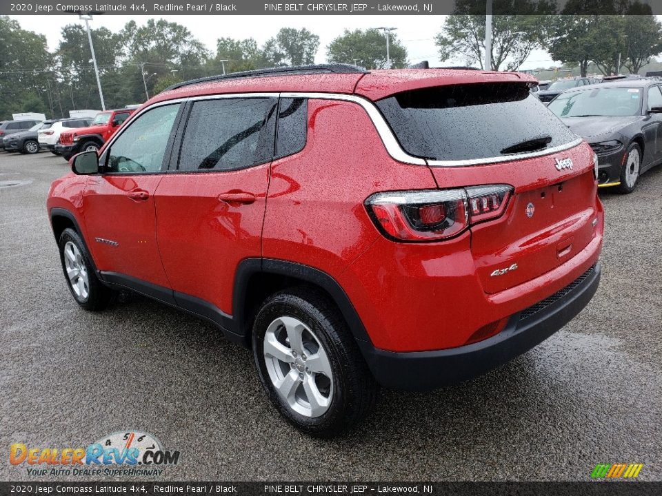 2020 Jeep Compass Latitude 4x4 Redline Pearl / Black Photo #4