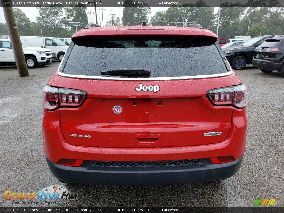 2020 Jeep Compass Latitude 4x4 Redline Pearl / Black Photo #5