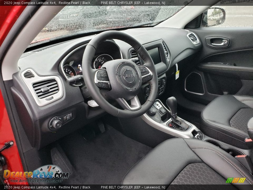 2020 Jeep Compass Latitude 4x4 Redline Pearl / Black Photo #7