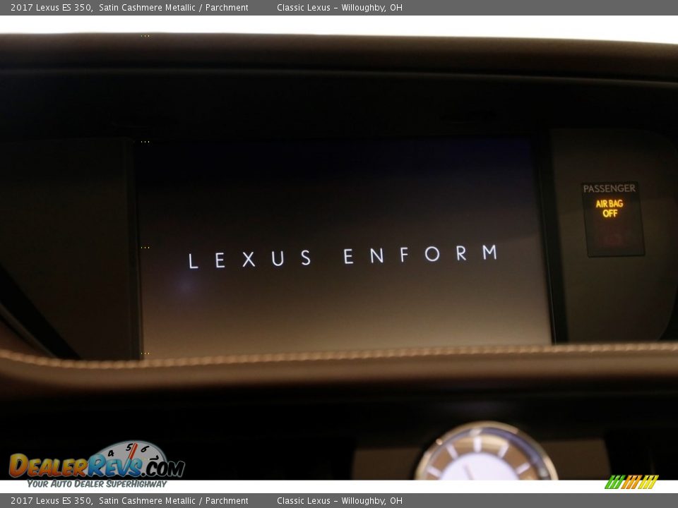 2017 Lexus ES 350 Satin Cashmere Metallic / Parchment Photo #11