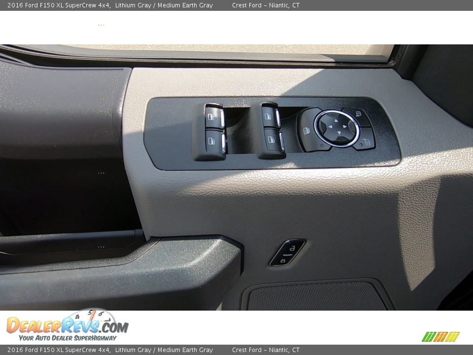 2016 Ford F150 XL SuperCrew 4x4 Lithium Gray / Medium Earth Gray Photo #13
